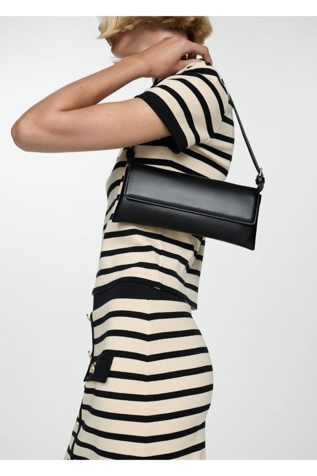 Düğmeli örgü etek - 7