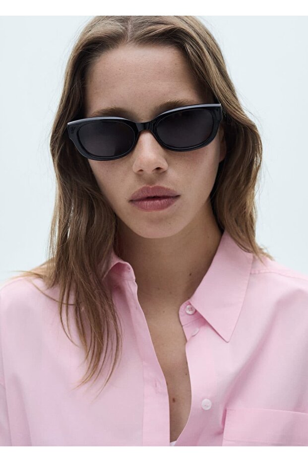 Kontrastlı Oversize Gömlek - 5