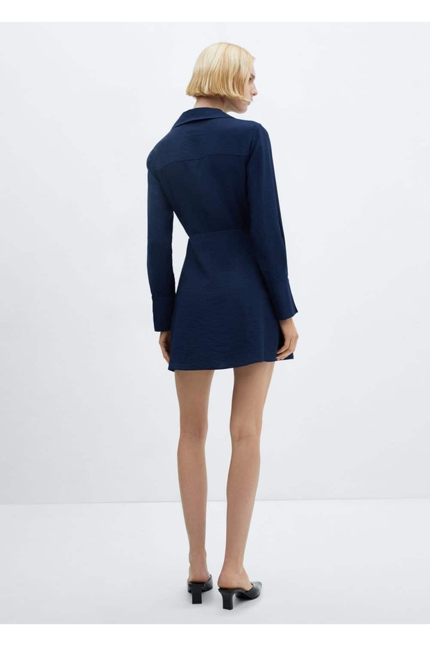 Fiyonklu anvelop elbise - 4