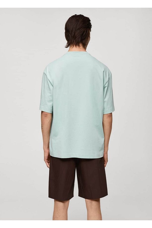 %100 Oversize Pamuklu Tişört - 4