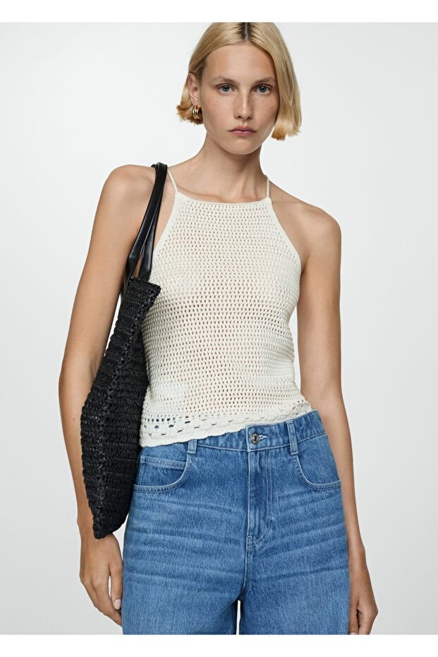 Kroşe triko bluz - 1