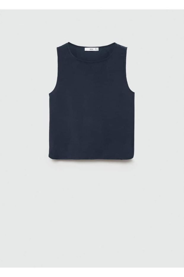 Askılı Dökümlü Bluz - 3