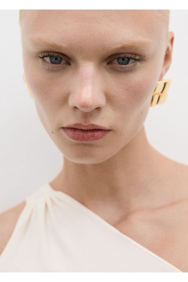 Asimetrik tasarımlı bluz - 6