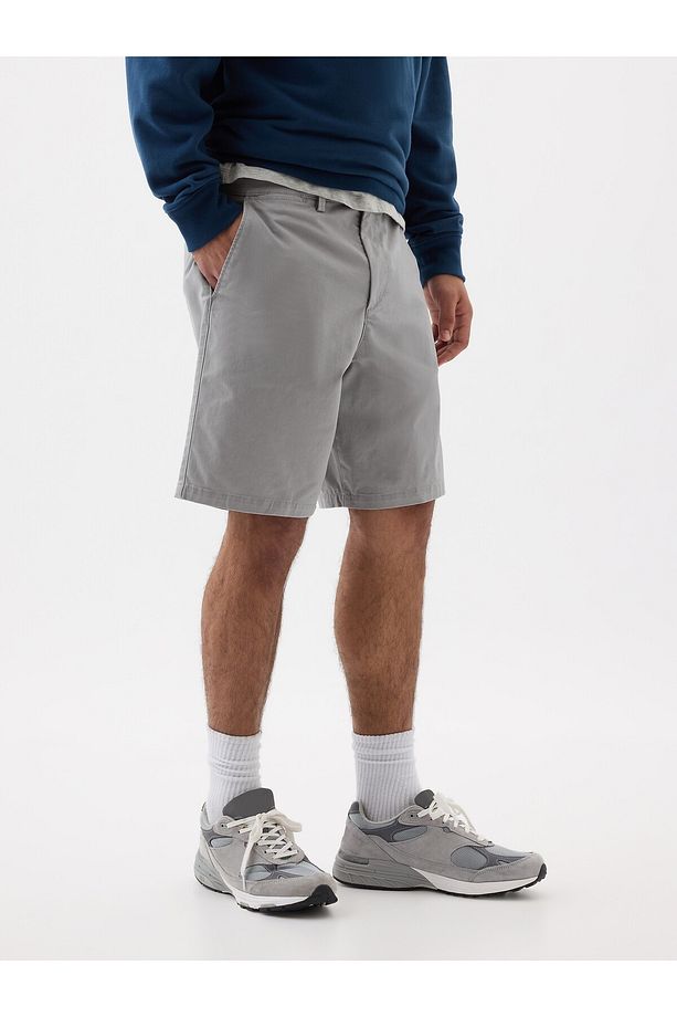 Erkek Gri Essential Khaki Şort - 6