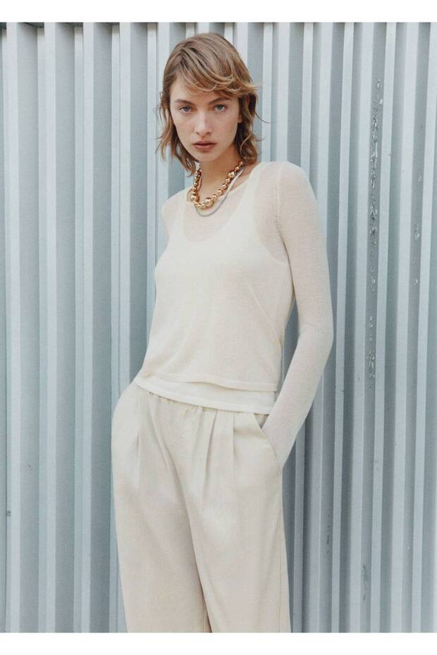 Karma örgü kazak - 8