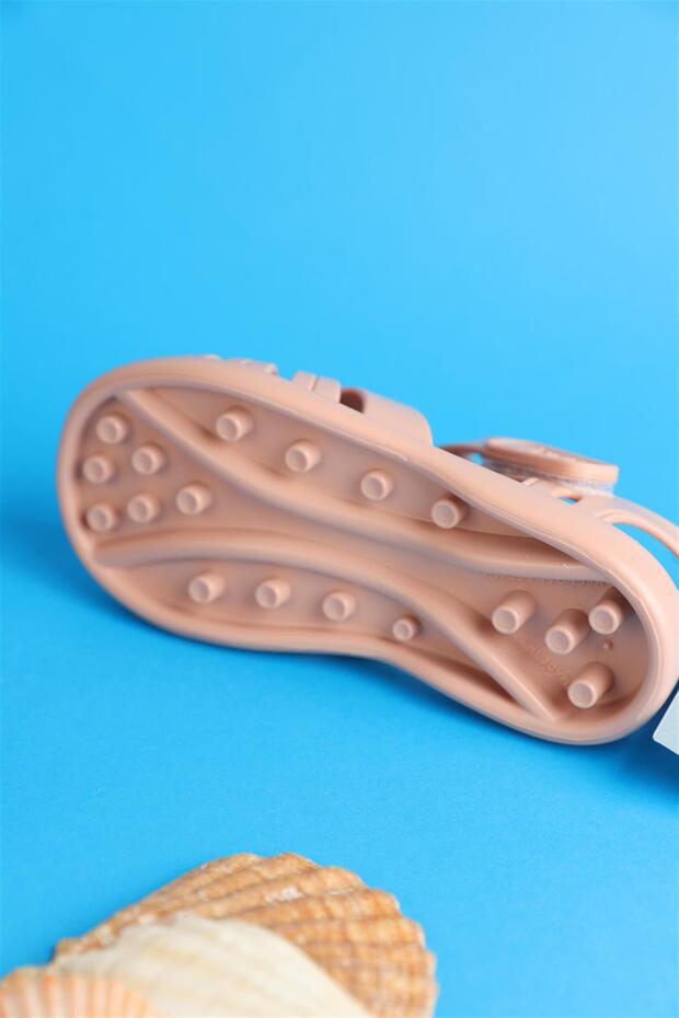 19 - 29 Numara Tobby Solid Nude Сандалії - 4