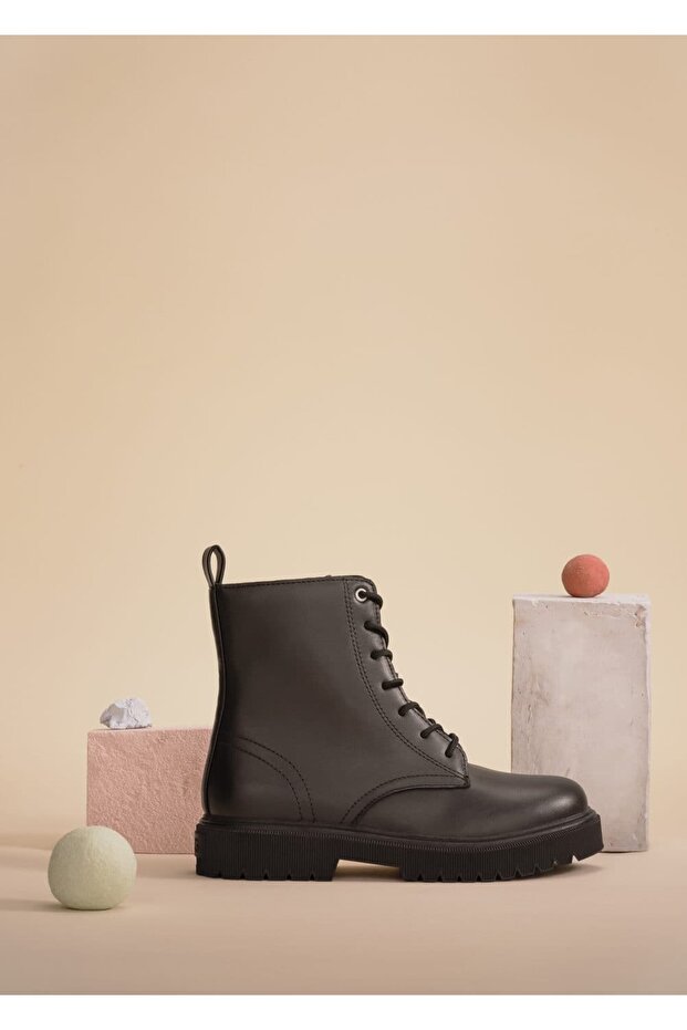 Bağcıklı deri bot - 6