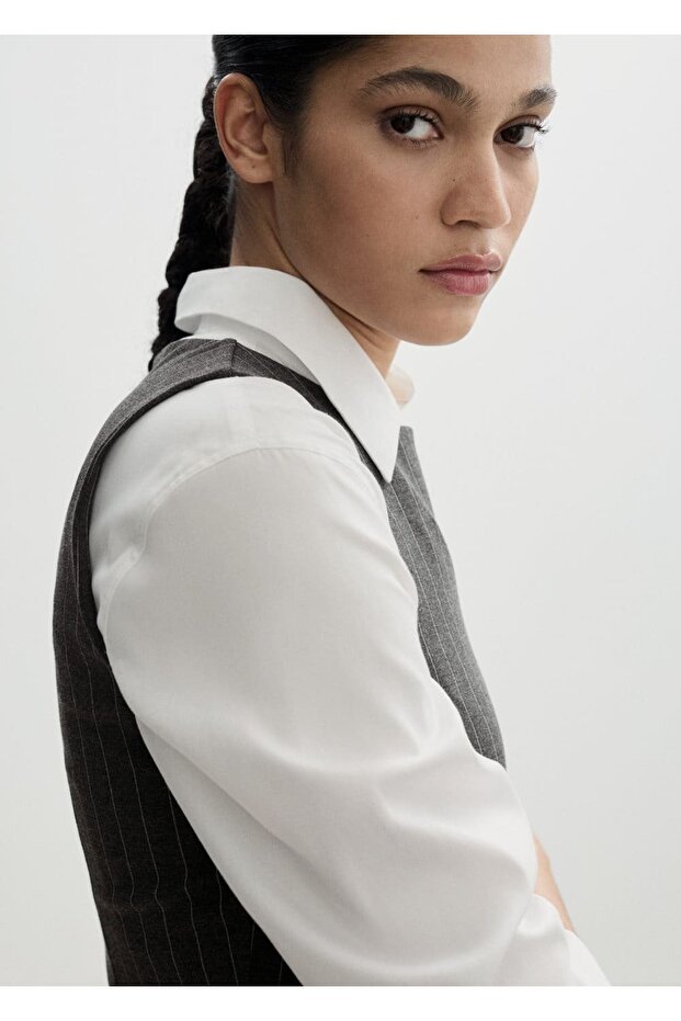 Rochie scurtă în dungi - 5