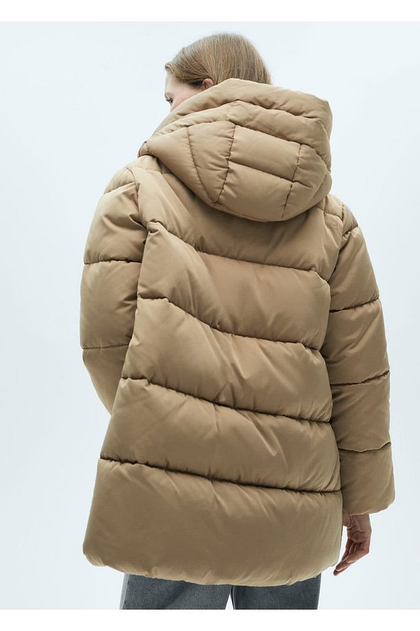Kapüşonlu Kapitone Anorak - 4