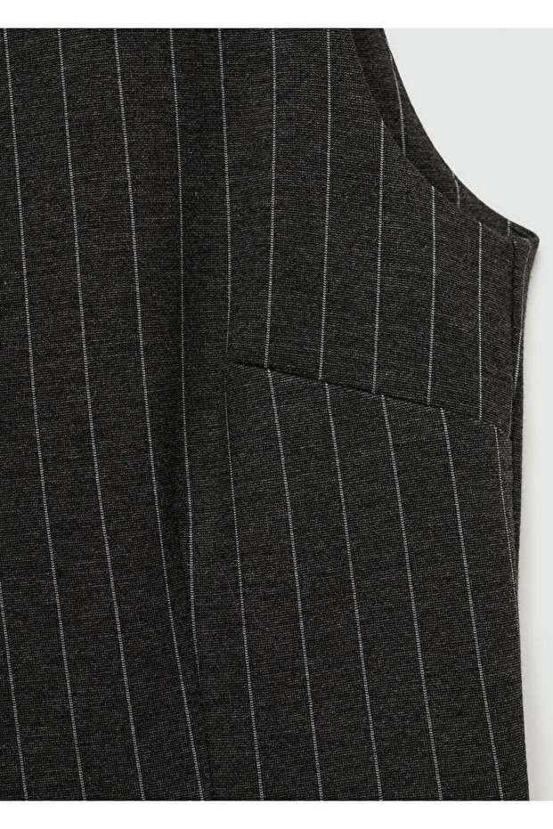 Rochie scurtă în dungi - 8