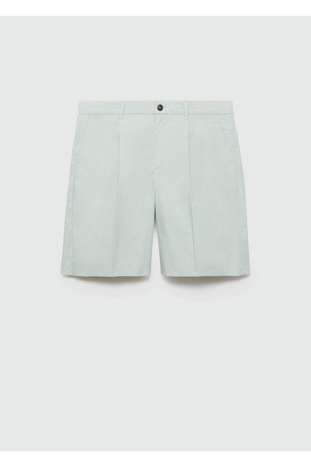 Pensli Rahat Kesim Bermuda Şort - 3