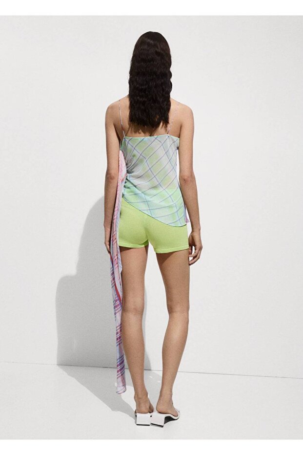 Asymmetrische Rüschenbluse - 4