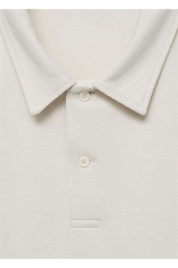 Regular Kesim Polo Kumaş Sweatshirt - 8