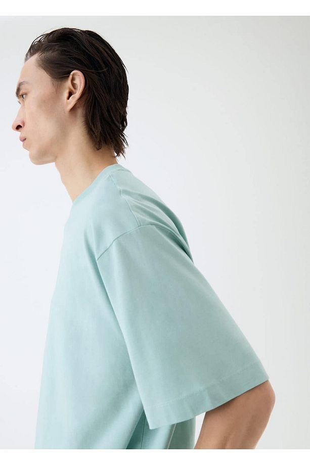 %100 Oversize Pamuklu Tişört - 7