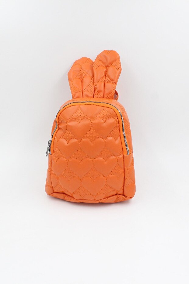 038 4500 Heart Embroidered Rabbit Pattern Children's Backpack