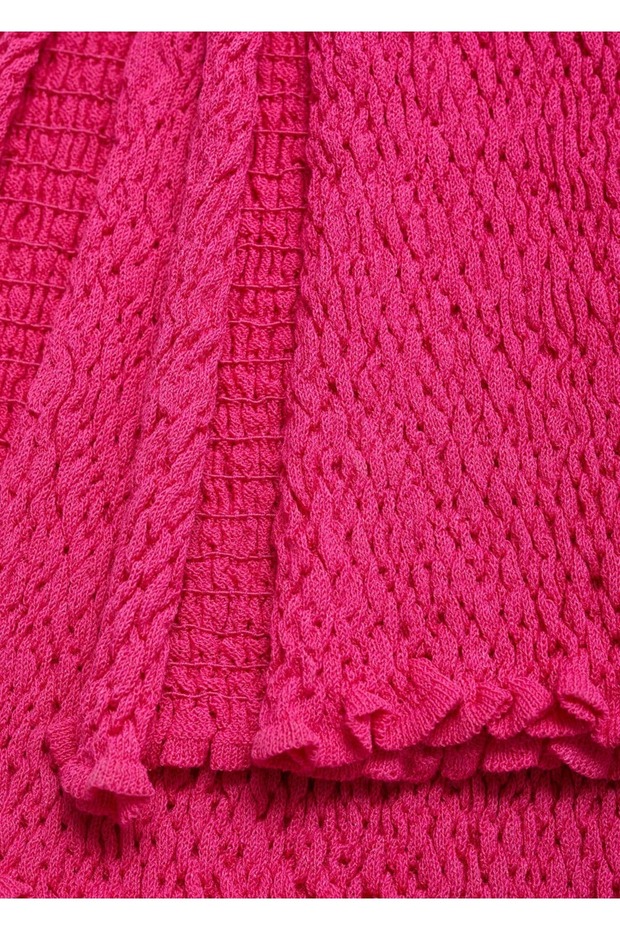 Örgü desenli pantolon - 8