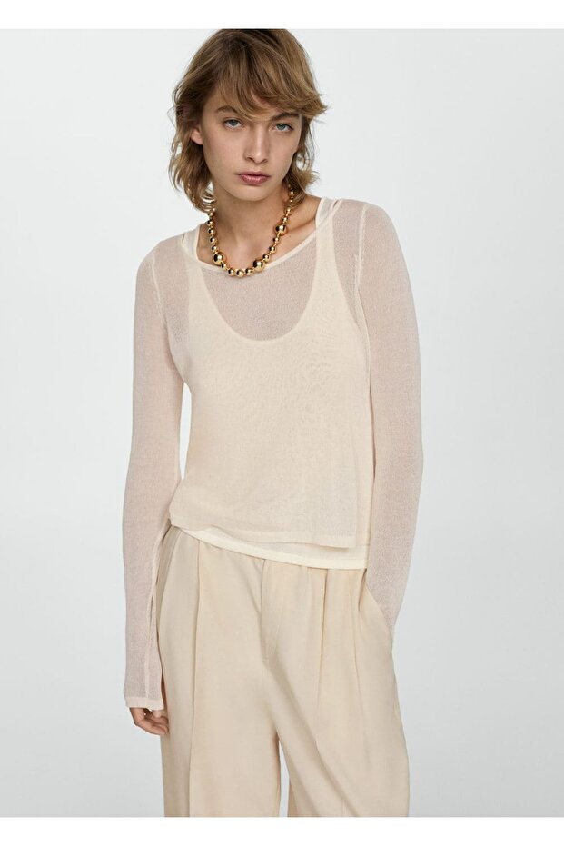 Karma örgü kazak - 1