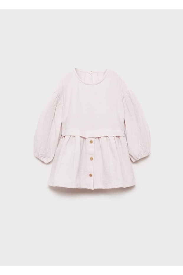 Buttoned Cotton Dress
