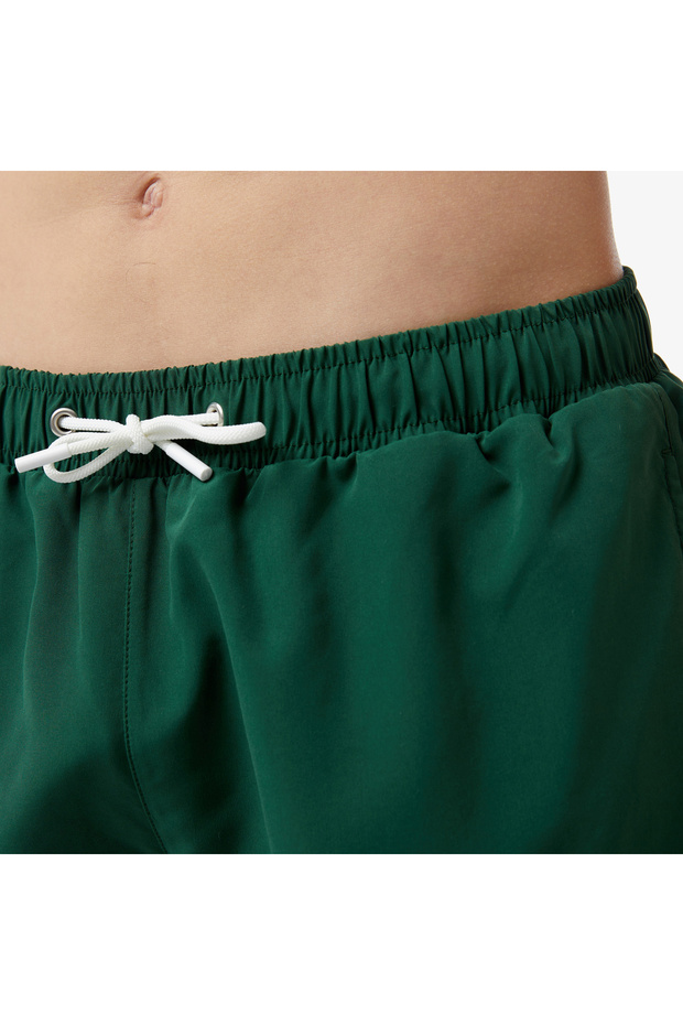 Erkek Baskılı Yeşil Mayo Şort - 5