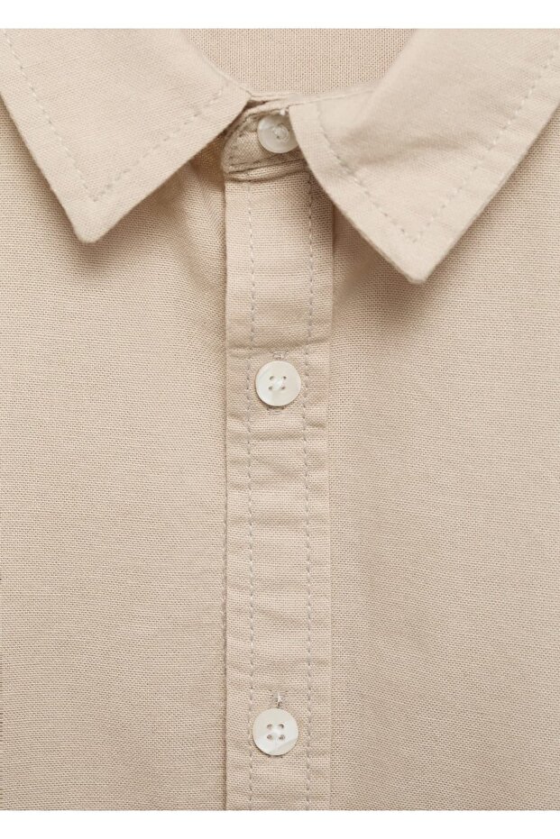 Regular fit pamuklu gömlek - 5