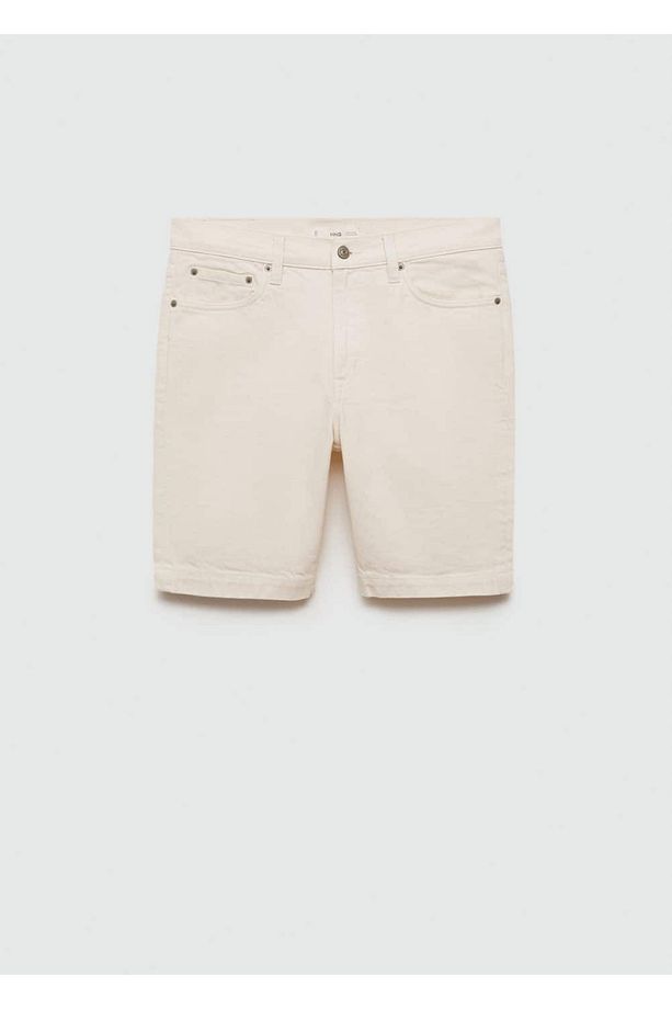 Regular fit denim bermuda şort - 3