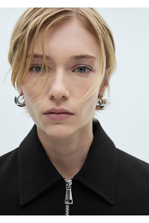 Çift Fermuarlı Ceket - 5