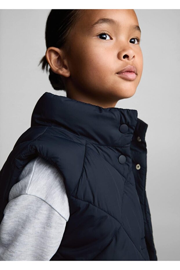 Uzun kapitone yelek - 5