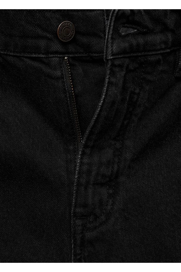 Regular fit denim bermuda şort - 8