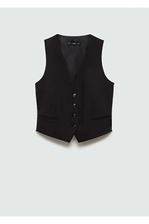 Düğmeli takım yelek - 3