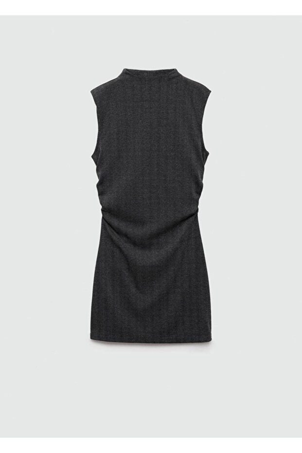 Balıksırtı dokuma elbise - 3