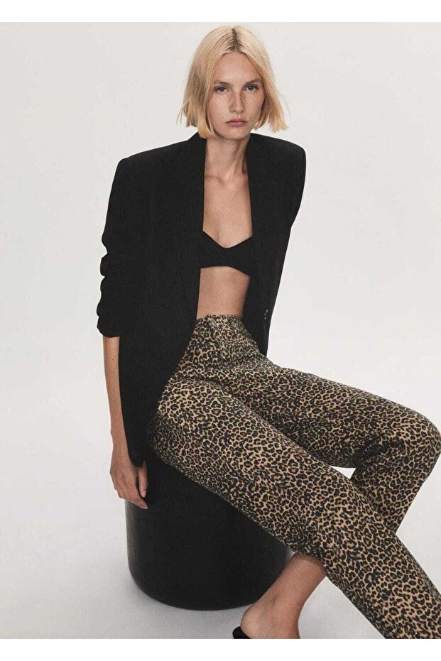 Τζιν Leopard ίσιο κόψιμο - 7