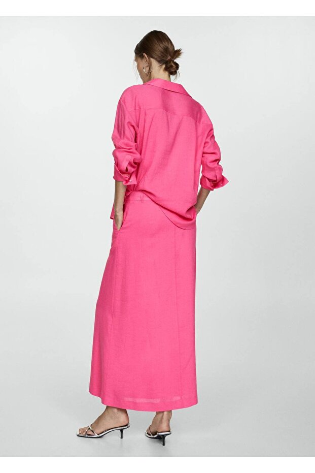 Uzun lyocell etek - 4