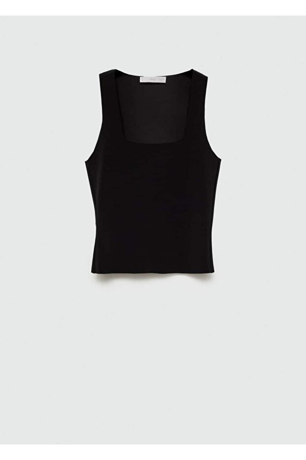 Geniş askılı bluz - 3