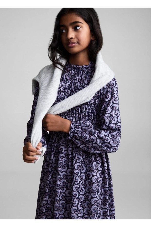 Çiçek Desenli Elbise - 1