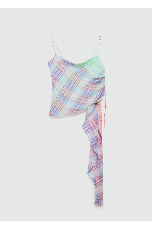 Asymmetrische Rüschenbluse - 3