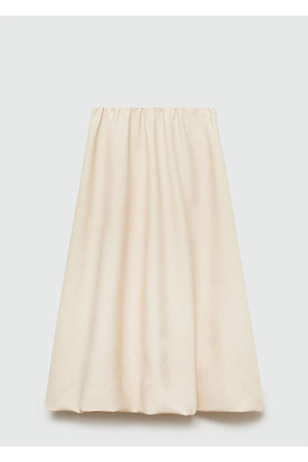 Evaze Kesim Midi Etek - 3