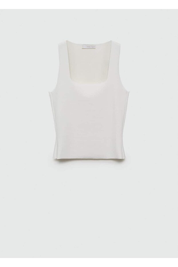 Geniş askılı bluz - 3