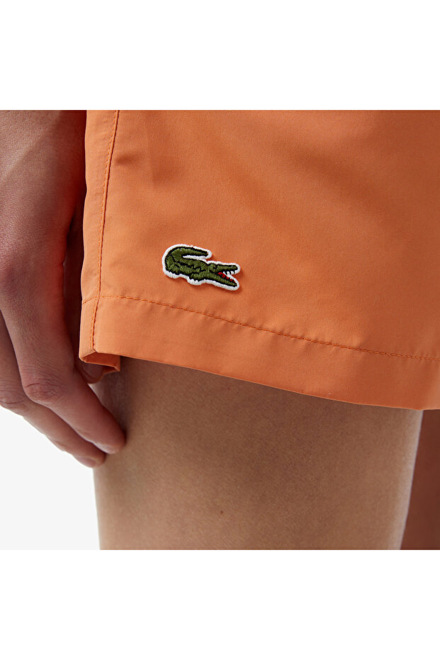 Erkek Baskılı Turuncu Mayo Şort - 6