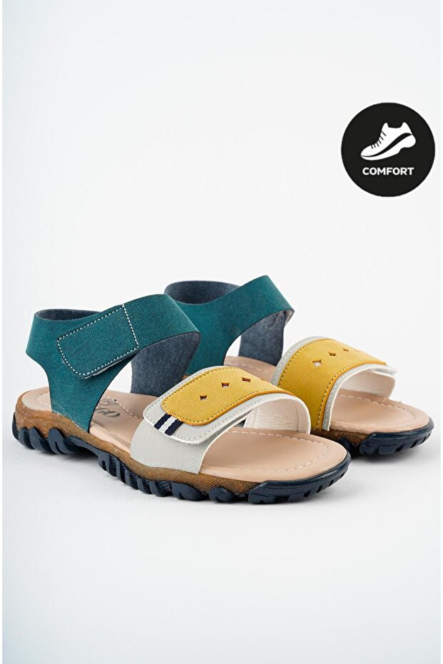 Mickey Daily Orthopedic Light Sole Single Band Velcro Unisex Children's Sandals