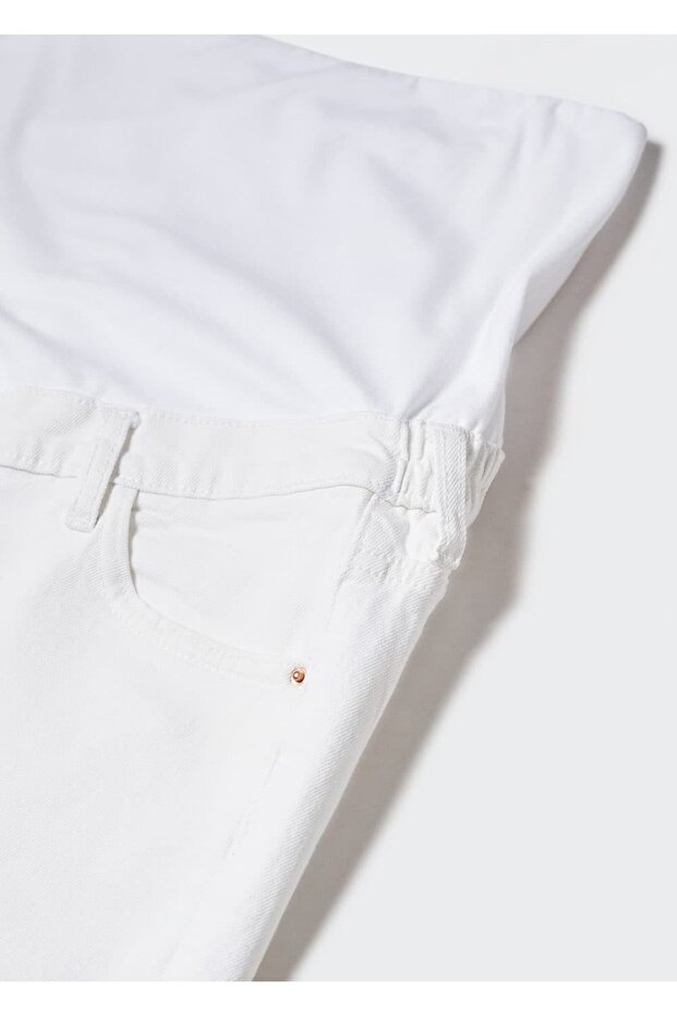 Düz Kesim Hamile Jean - 5