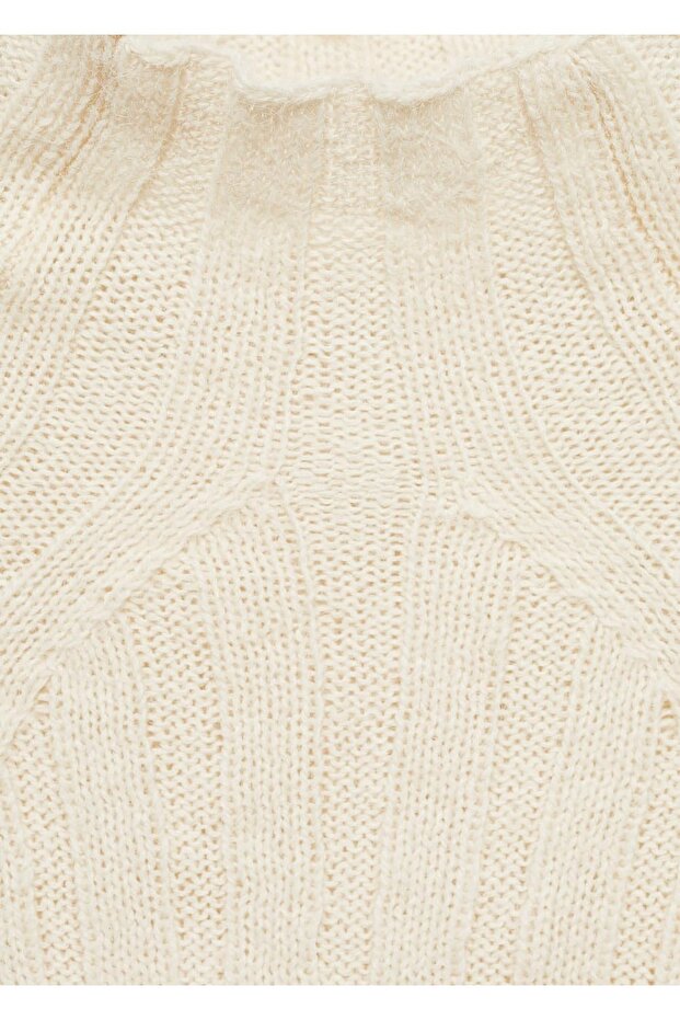 Triko fitilli delikli kazak - 7