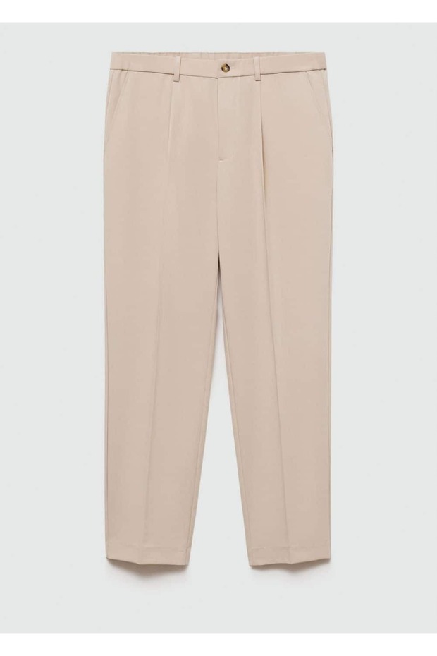 Regular fit akıcı pilili pantolon - 3