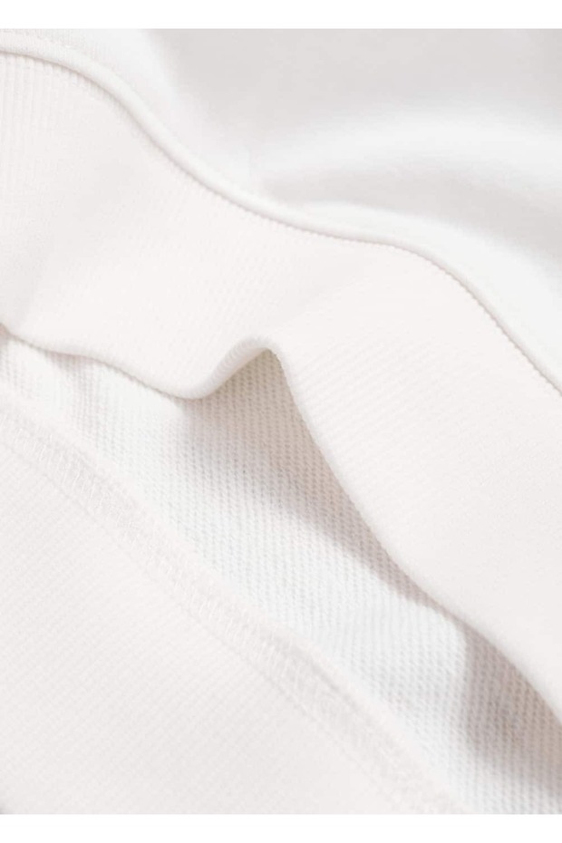 Desenli pamuklu sweatshirt - 7