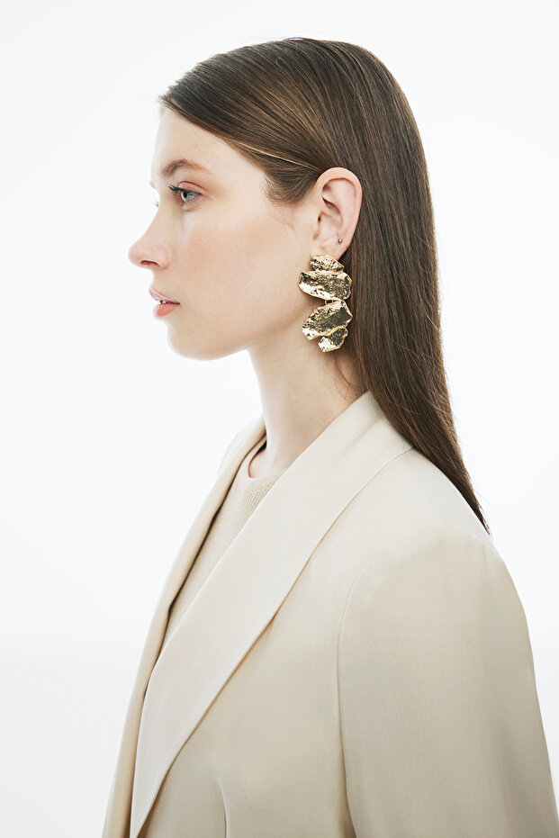 Altın Renk Küpe - 1