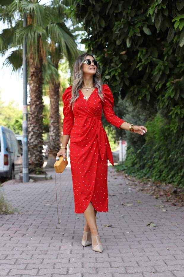 Red Polka Dot Dress