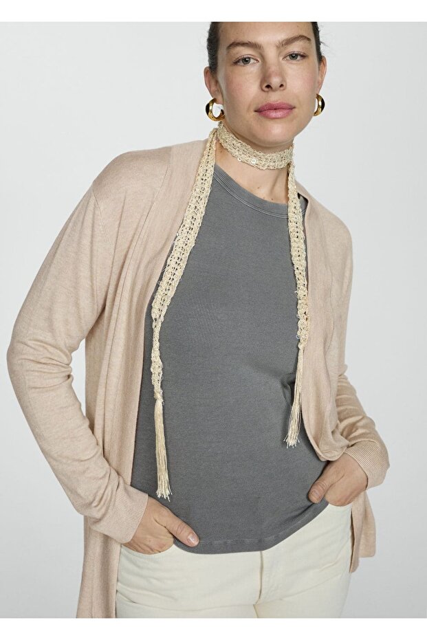 İnce triko hırka - 5