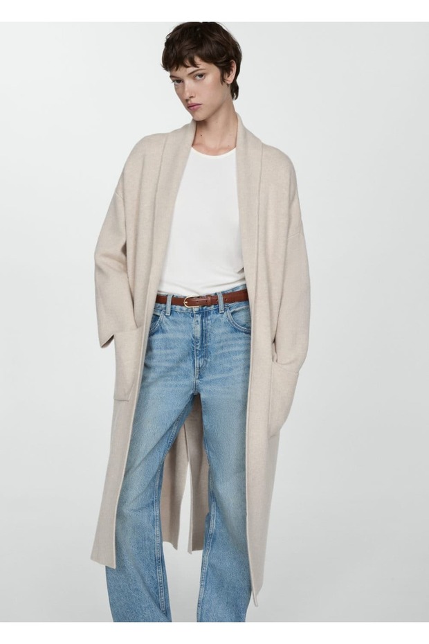 Cepli oversize triko palto - 1