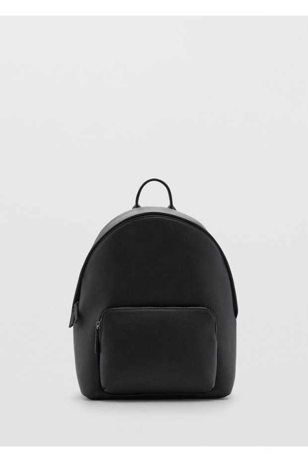 Compact Leather Effect Backpack - 2