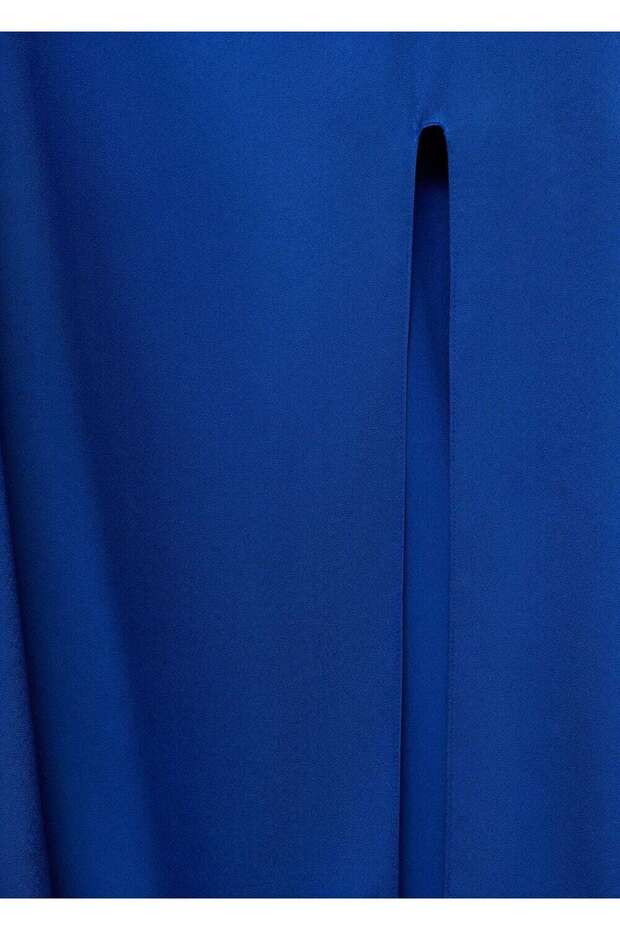 Satinkleid mit Schlitzen an der Seite - 6