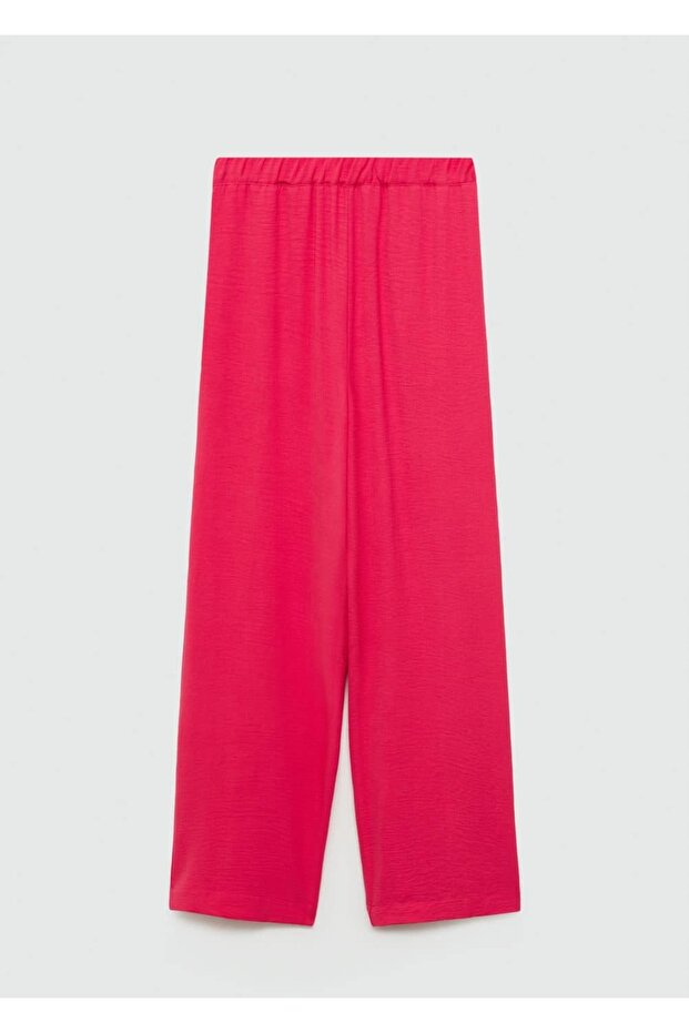 Dökümlü dokuma pantolon - 3